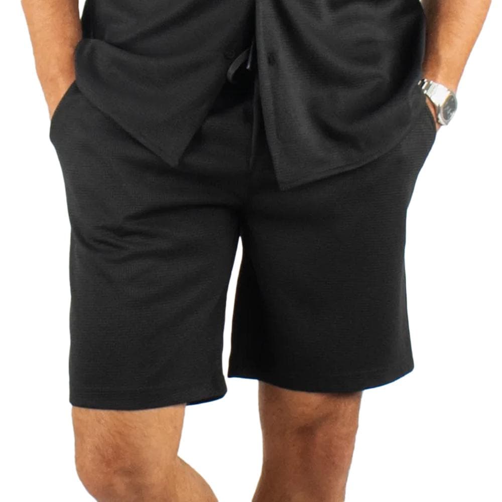 Short Noir Homme Paname Brothers Poly 1