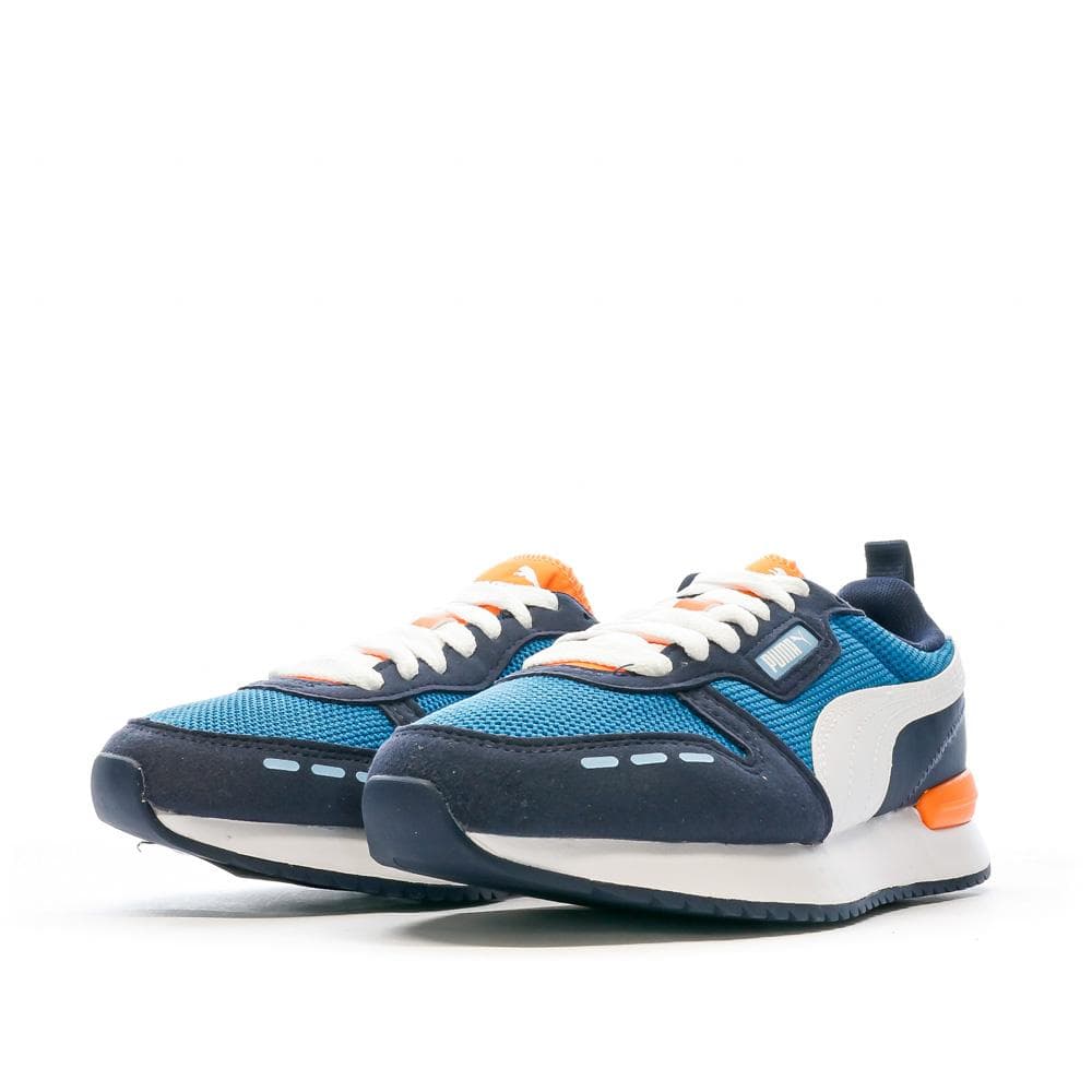 Baskets Bleu/Blanc Garçon Puma R78 6