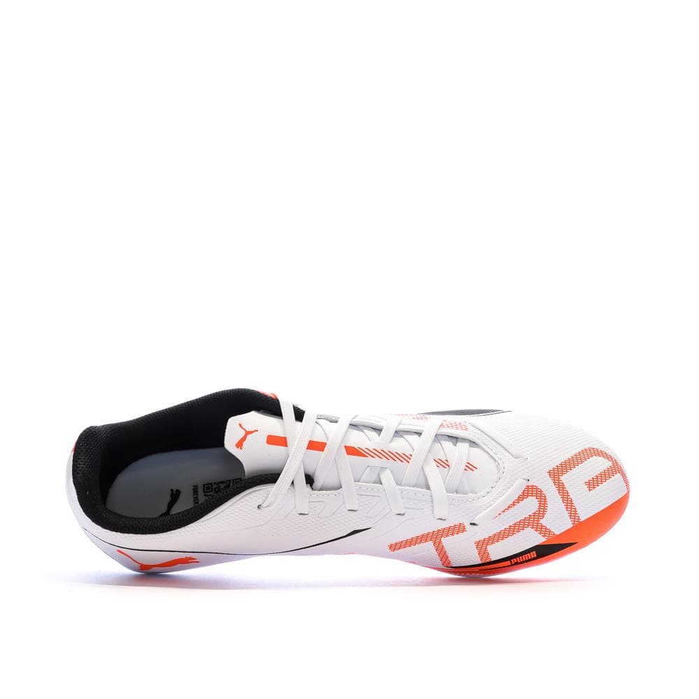 Chaussures de football Blanc/Orange Homme Puma Ultra 5 Play Mxsg 4