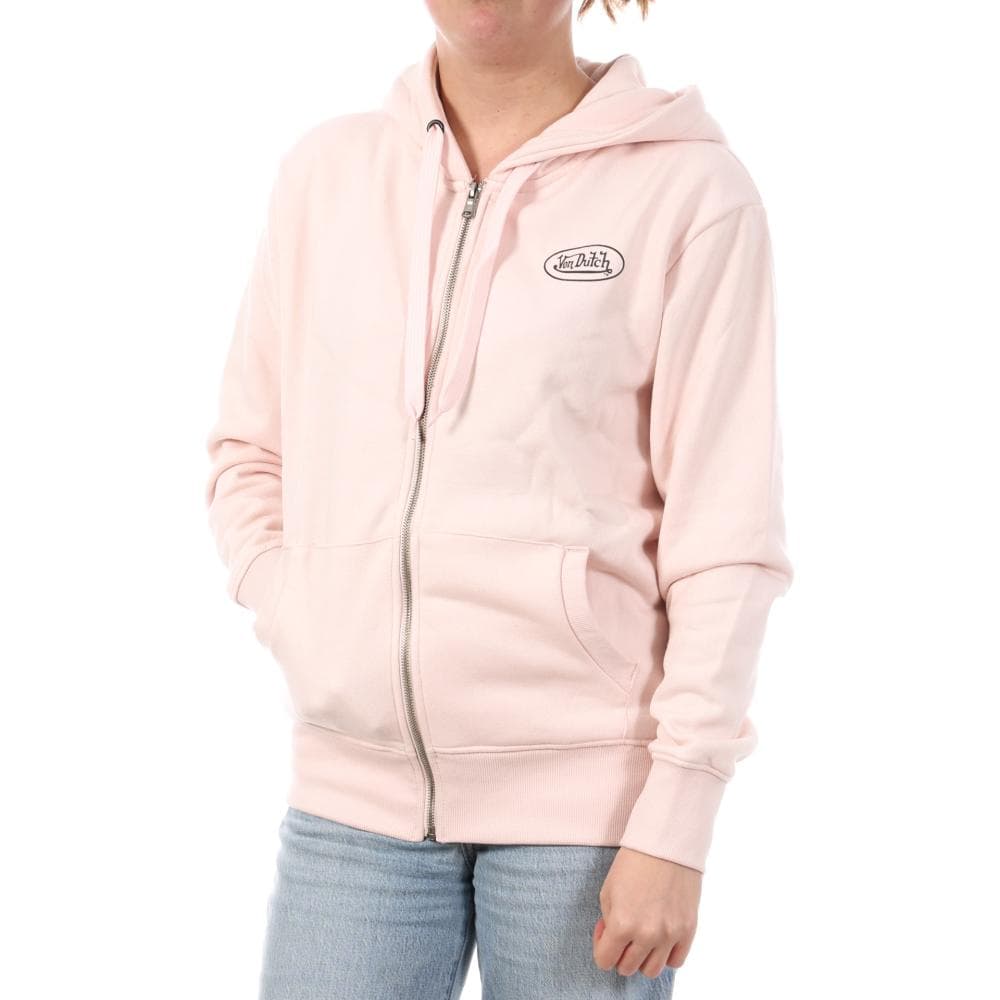 Sweat Zippé Rose Femme Von Dutch SLIGN 1