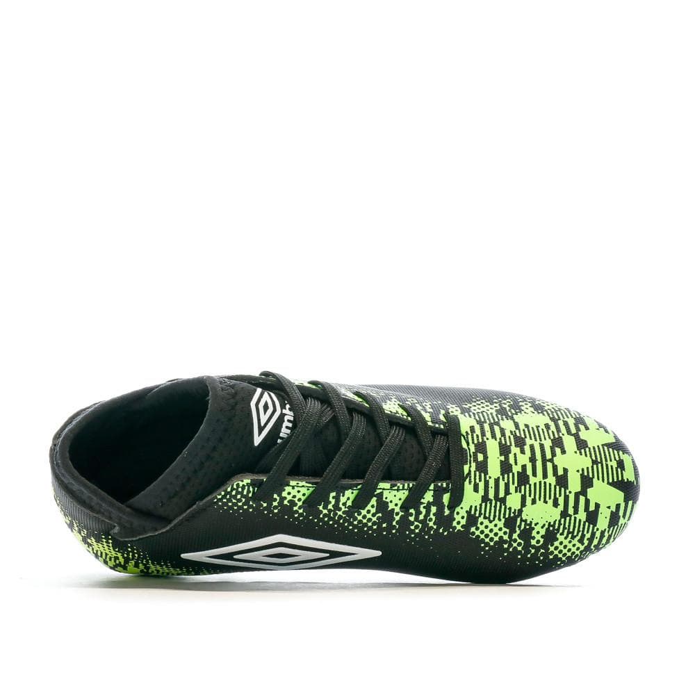 Chaussures football Noir/Jaune Garçon Umbro Form Net 4
