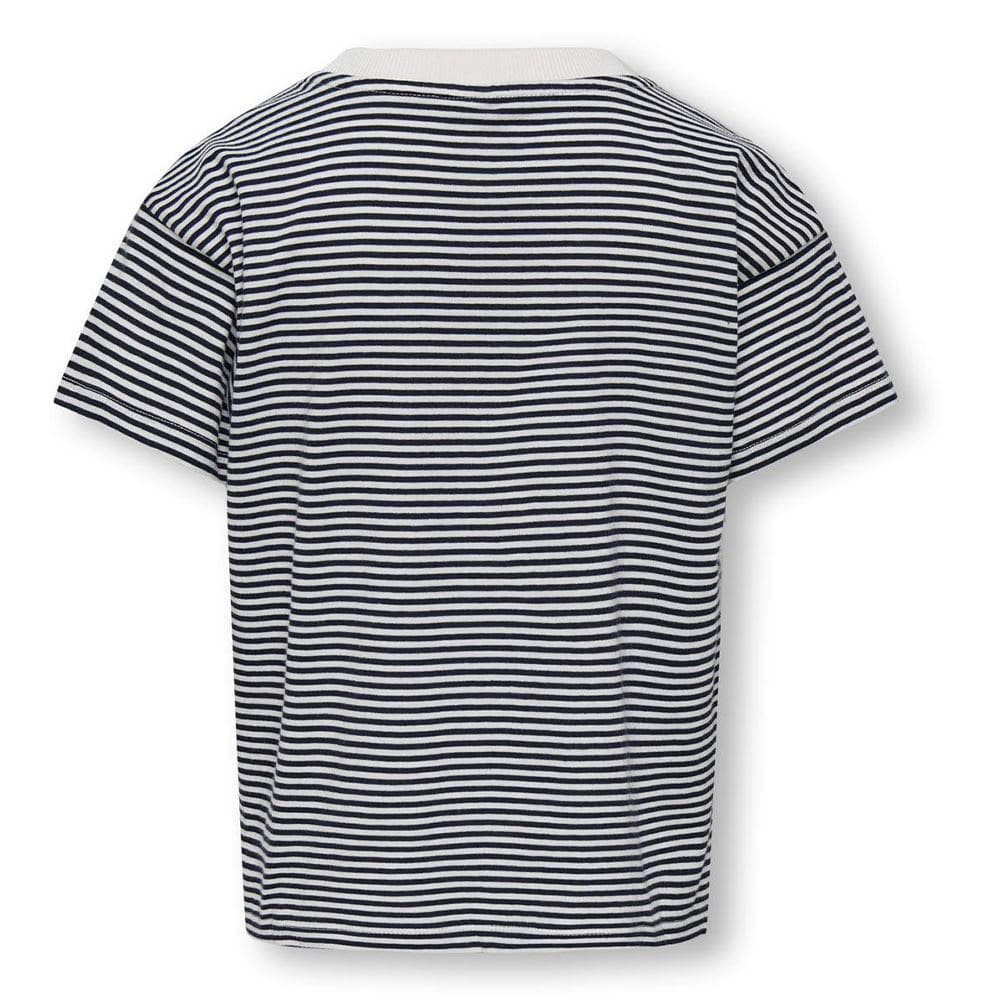 T-Shirt Noir/Blanc Fille Kids ONLY Kogpisa 3