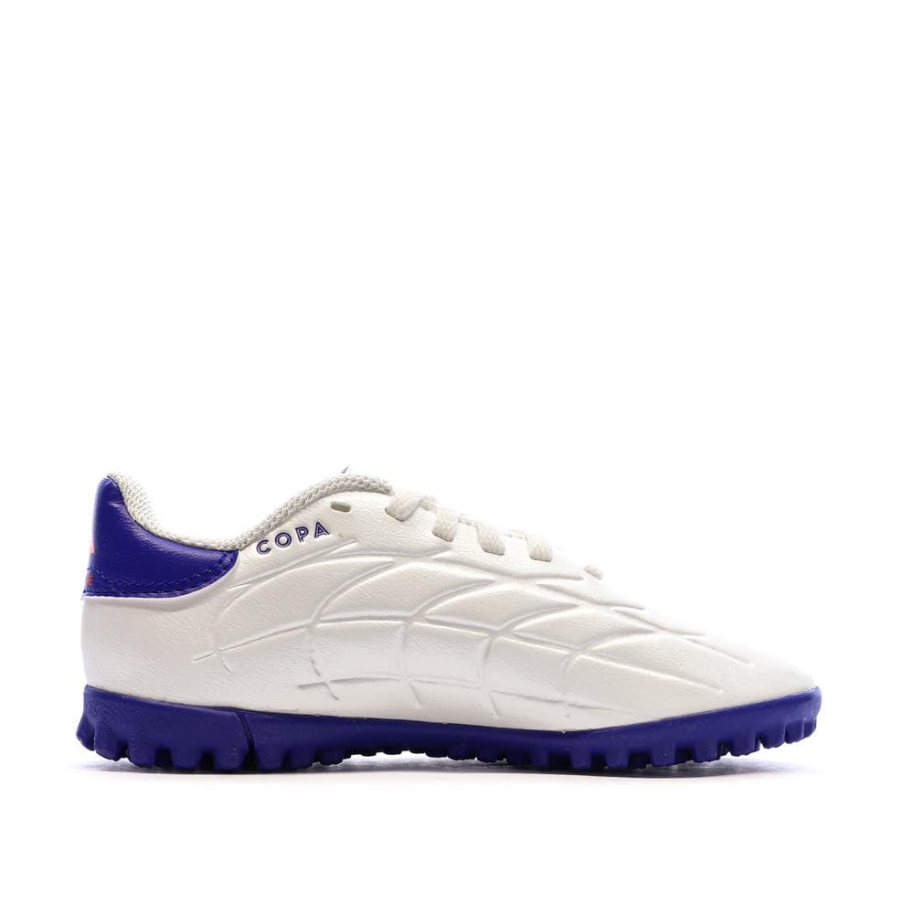 Chaussures de Futsal Blanches/Bleu Garçon Adidas Copa Pure 2 2