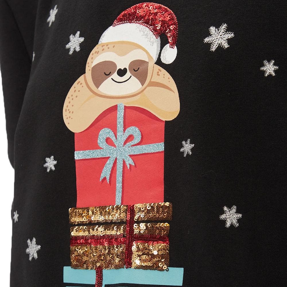 Sweat de Noel Noir Femme Only Onlyda Christmas 3