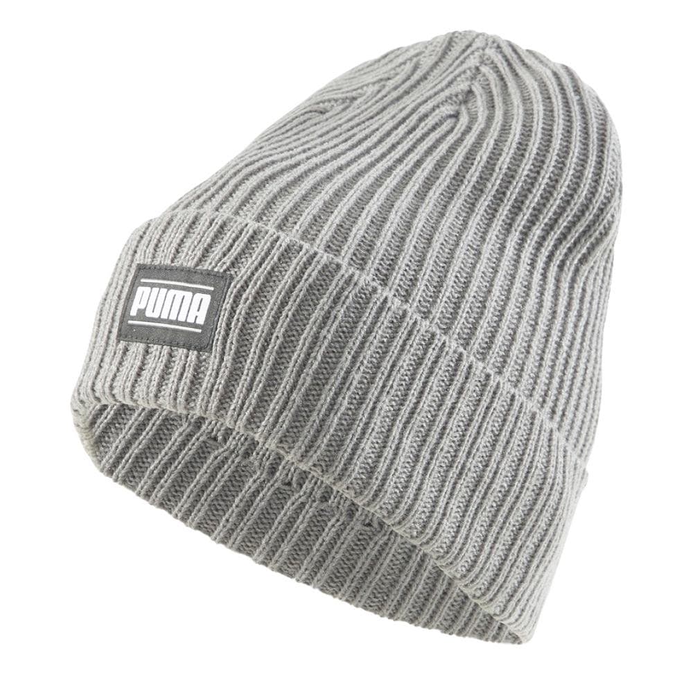 Bonnet Gris Homme Puma Ribbed Classic Cuff Beanie 1