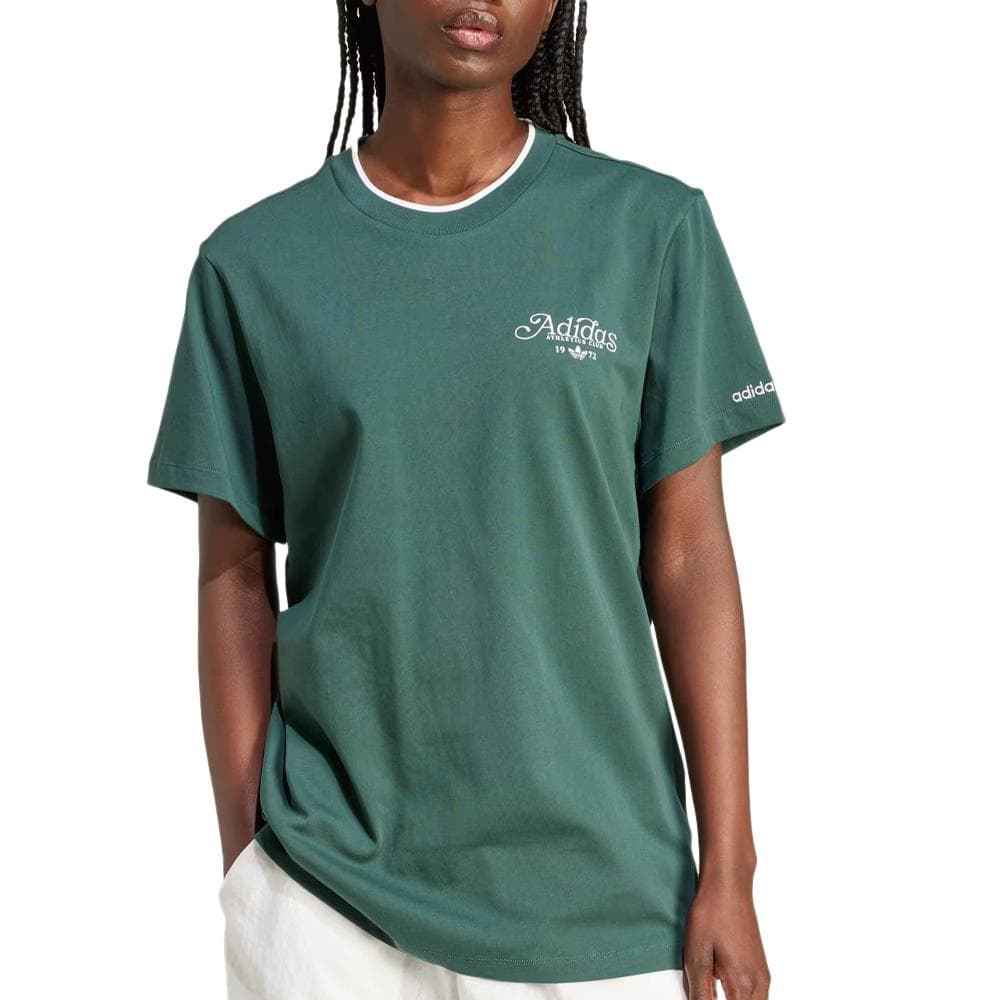 T-shirt Vert Femme Adidas Graphic Tee 1