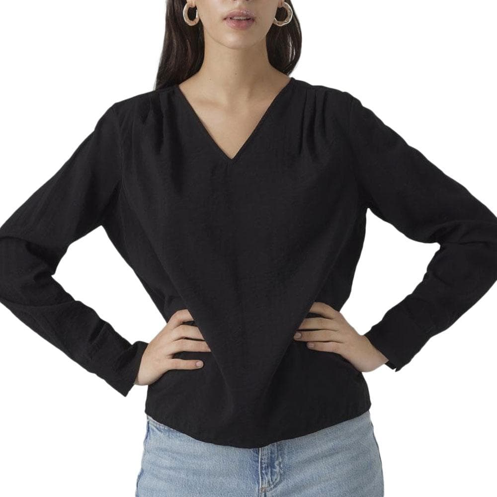 Blouse Noires Femme Vero Moda Lena 1