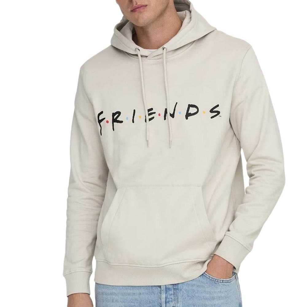 Sweat à Capuche Beige Homme Only & Sons Friends 1