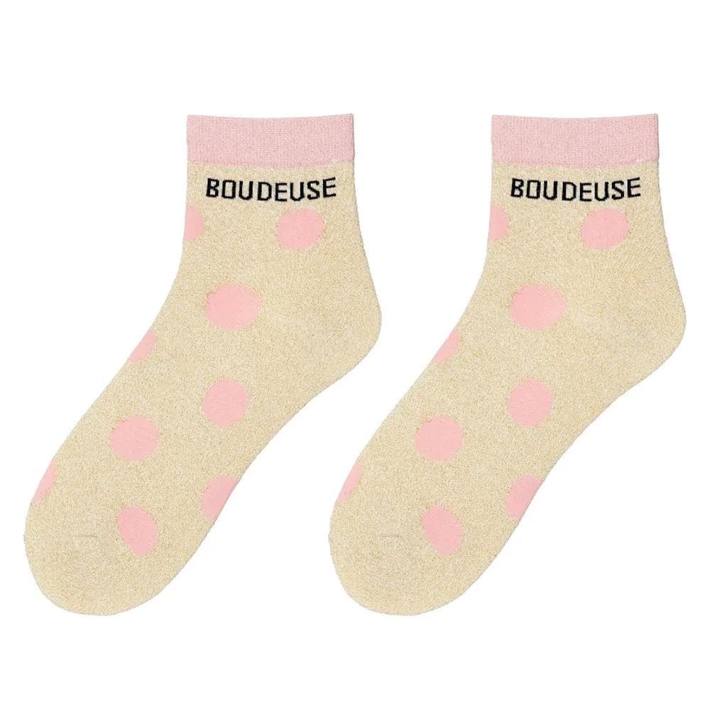 Chaussettes Gris Femme Stella Green Boudeuse 1
