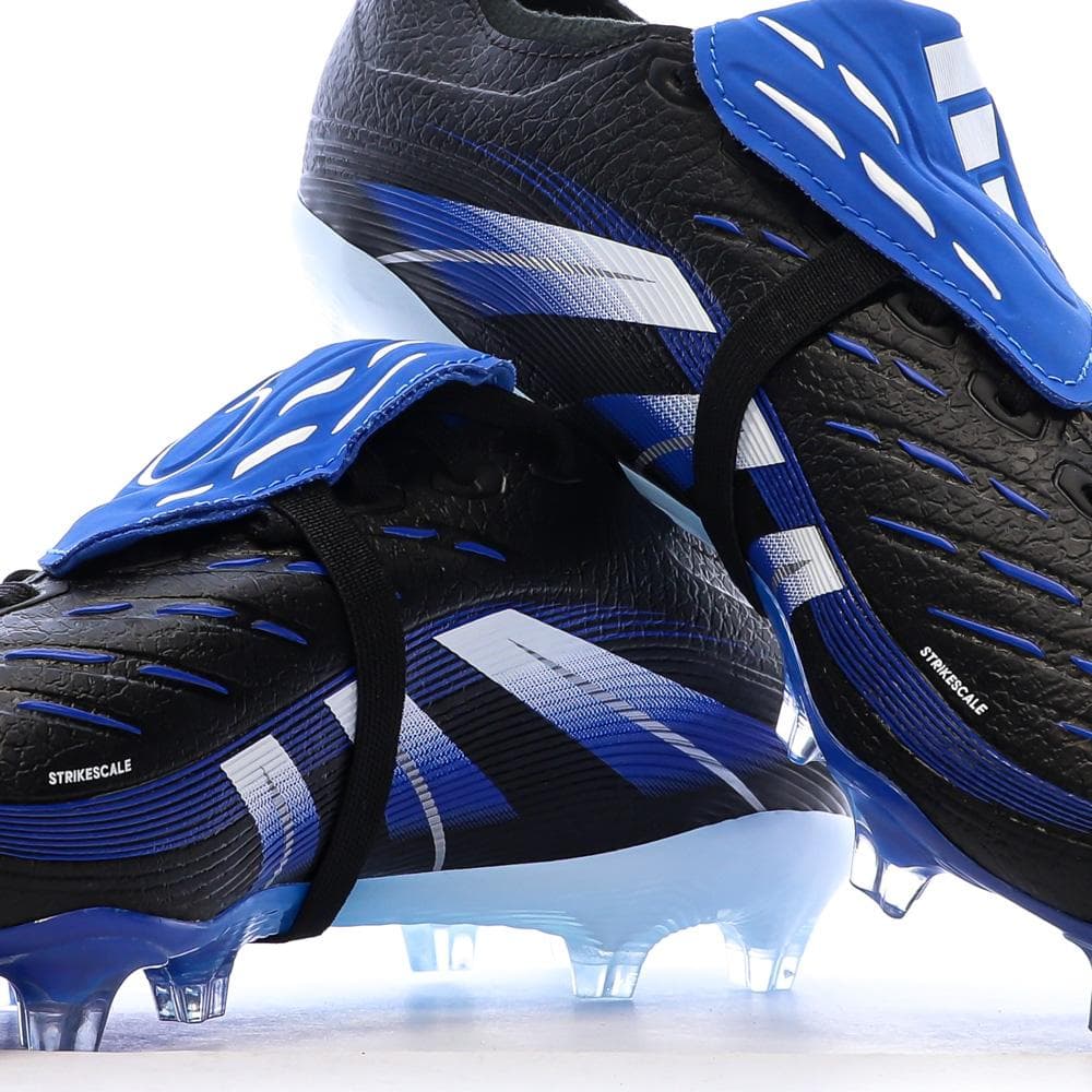 Chaussures de Foot Noir/Bleu Homme Adidas Predator League FT FG/MG JB 7