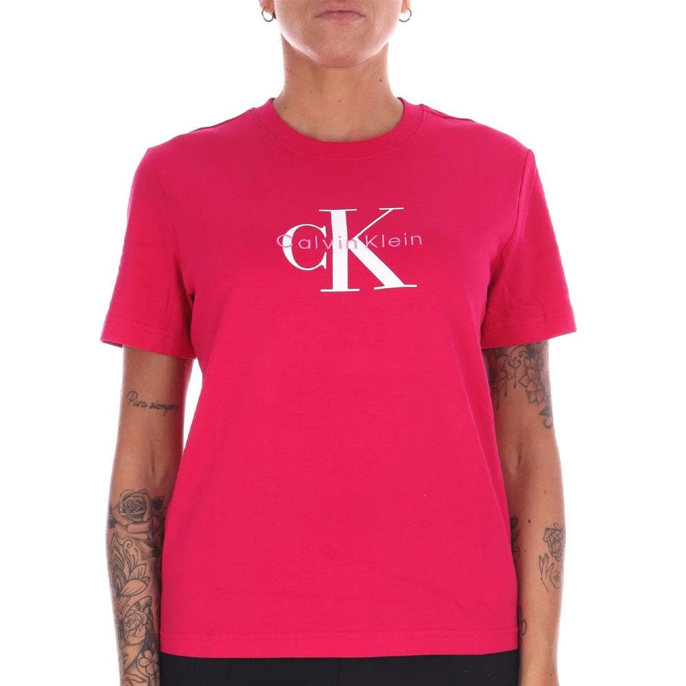 T-Shirt Rose Femme Calvin Klein Jeans Hero 1