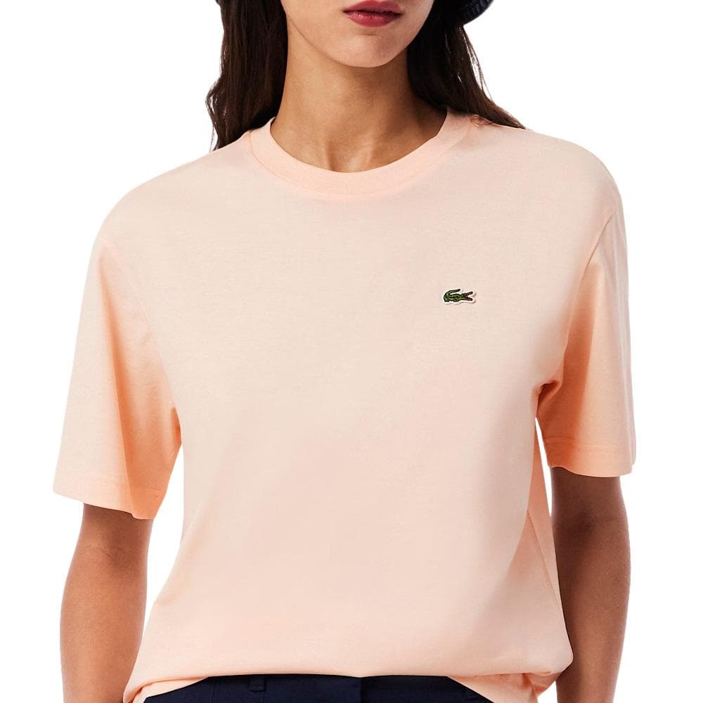T-shirt Orange Clair Femme Lacoste TF7215 1
