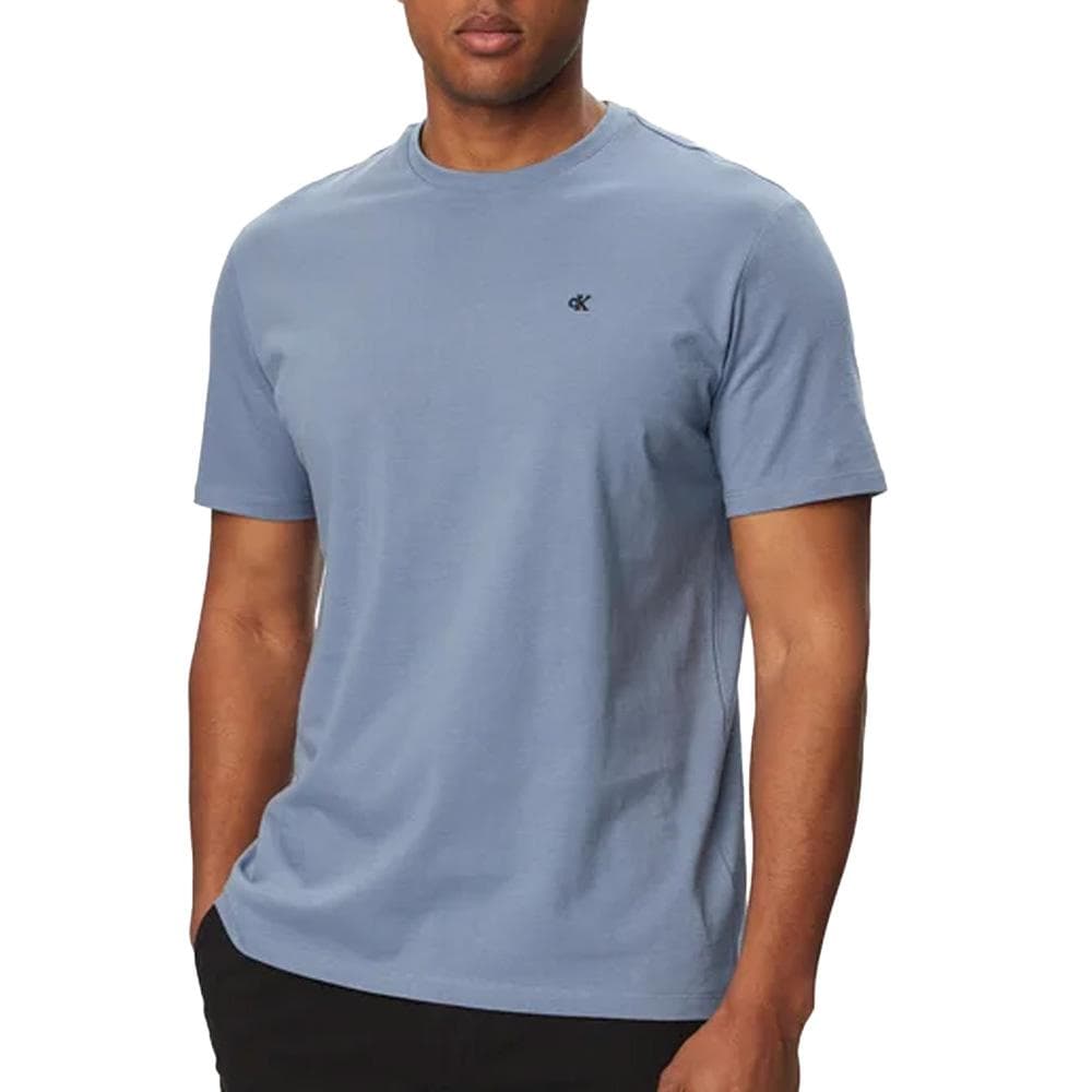 T-Shirt Bleu Moyen Homme Calvin Klein Jeans Classic Monogram 1