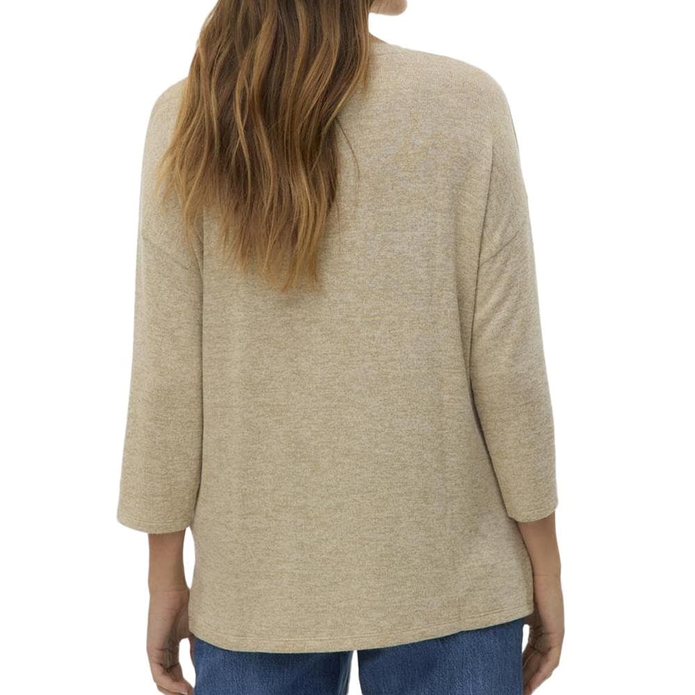 Pull Beige Chiné Femme Vero Moda Briannas 2