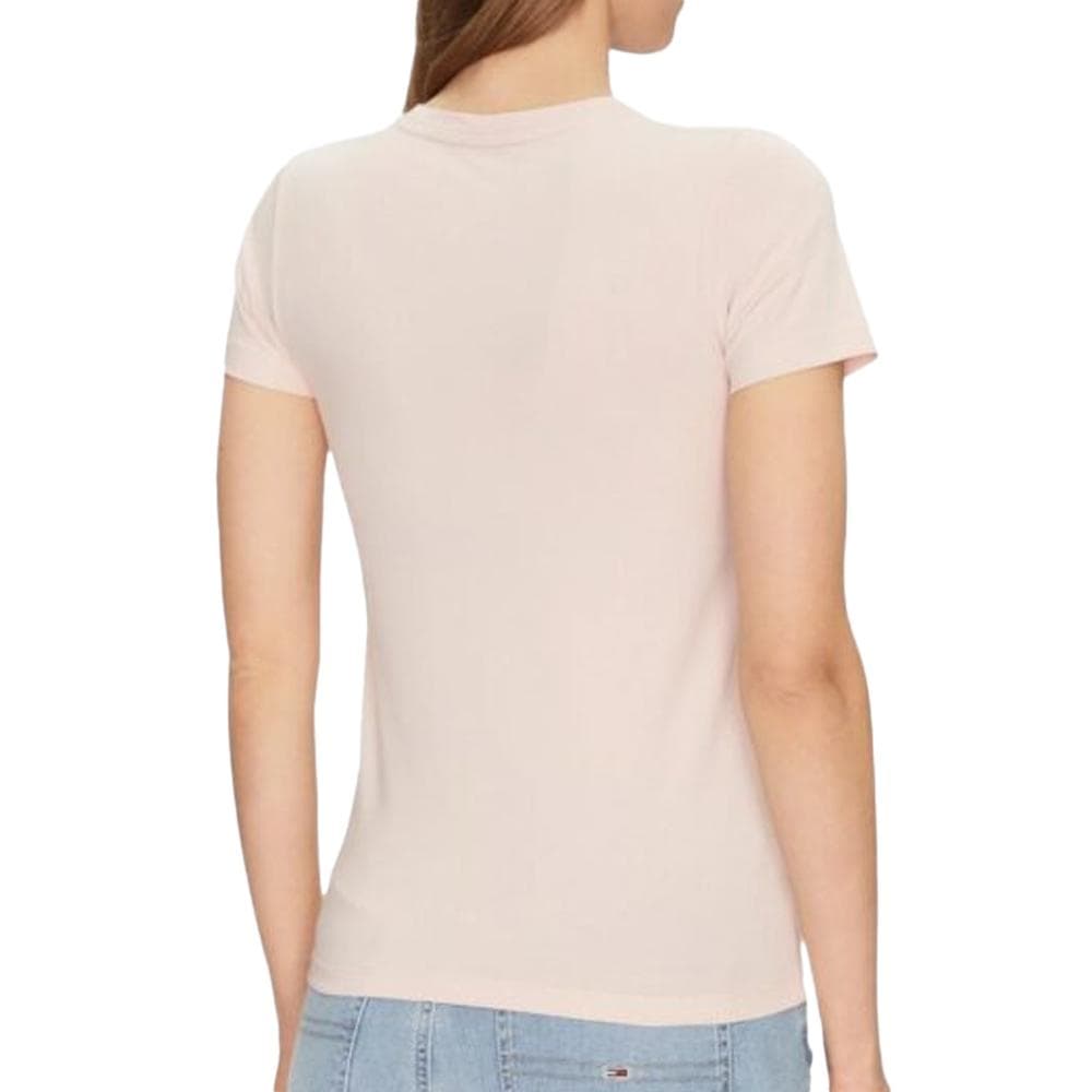 T-shirt Rose Femme Guess N Gj Ss Slim Flower 2
