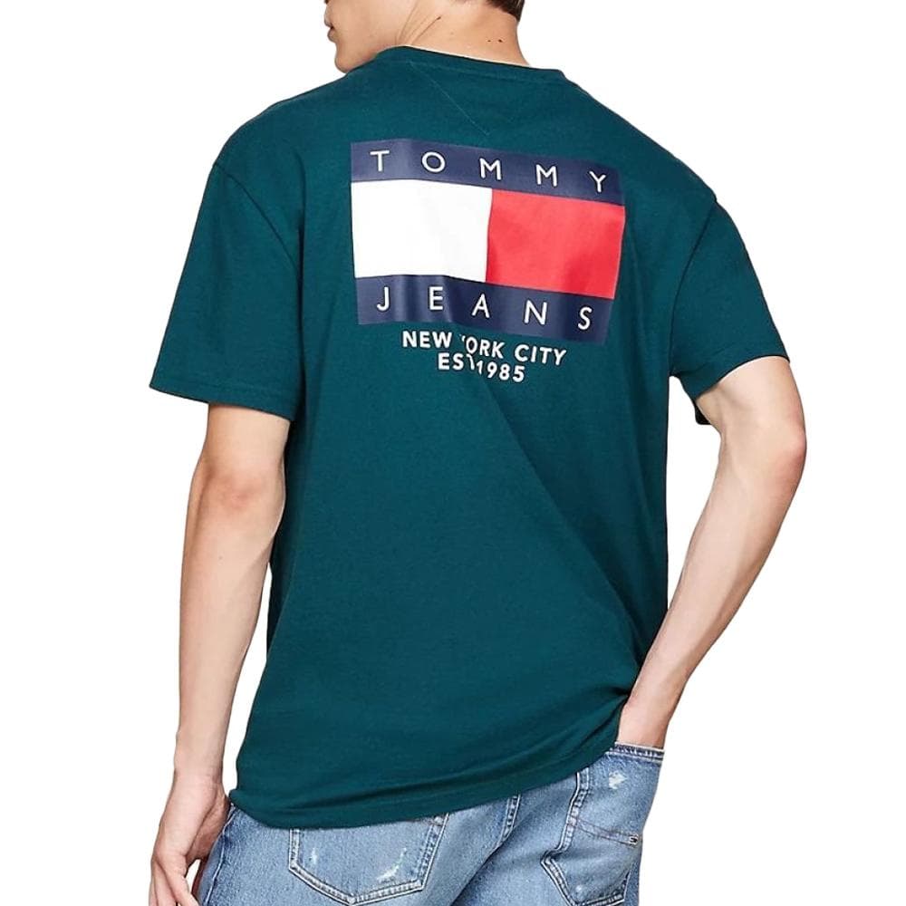 T-shirt Bleu Homme Tommy Hilfiger Sig 2