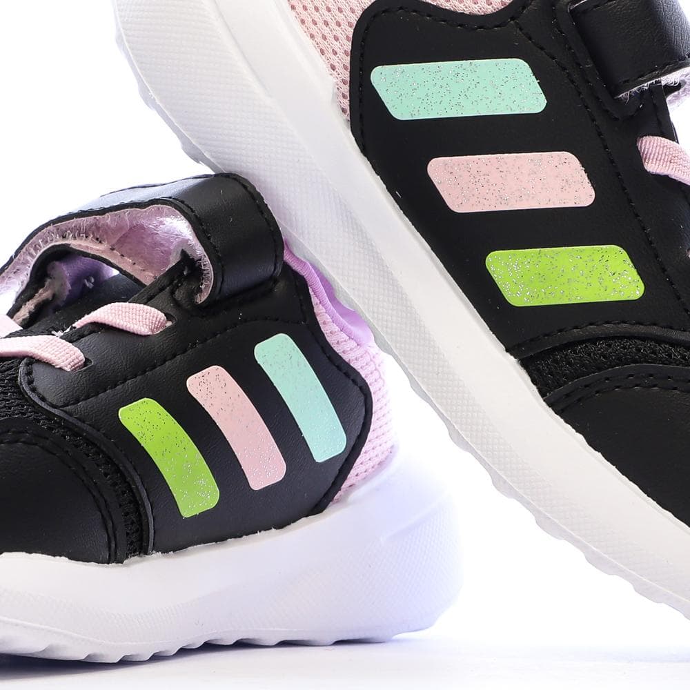Baskets Noir/Rose Bébé Fille Adidas Tensaur Run 3.0 El 7