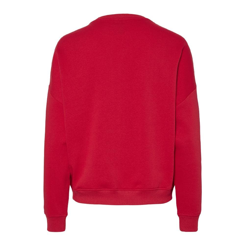 Sweat Rouge Femme Pieces Sasie 2