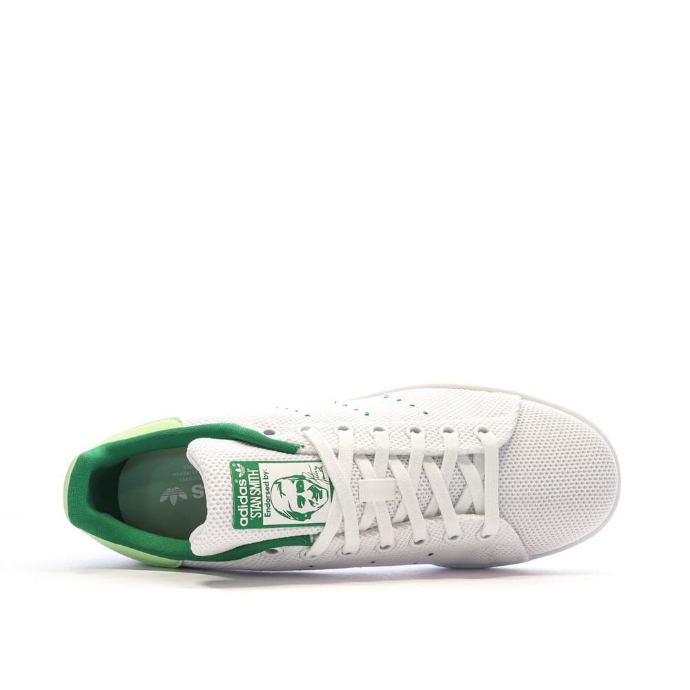 Baskets Blanches/Vertes Homme Adidas Stan Smith ID3116 4