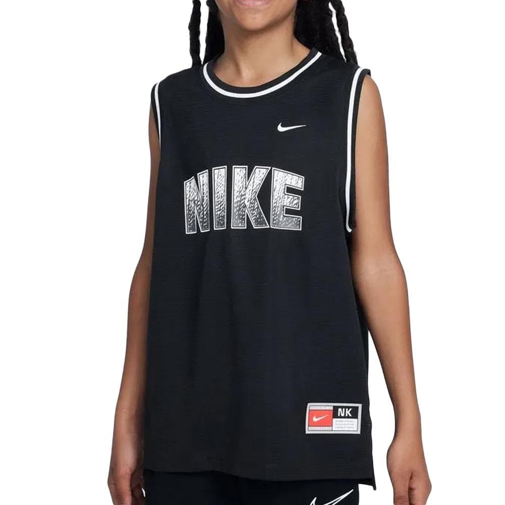 Débardeur Noir Fille Nike K Nk Df Cob Jsy Tank 1