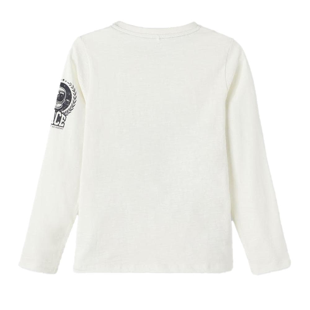 T-Shirt Blanc Garçon Name it Nobbe 2