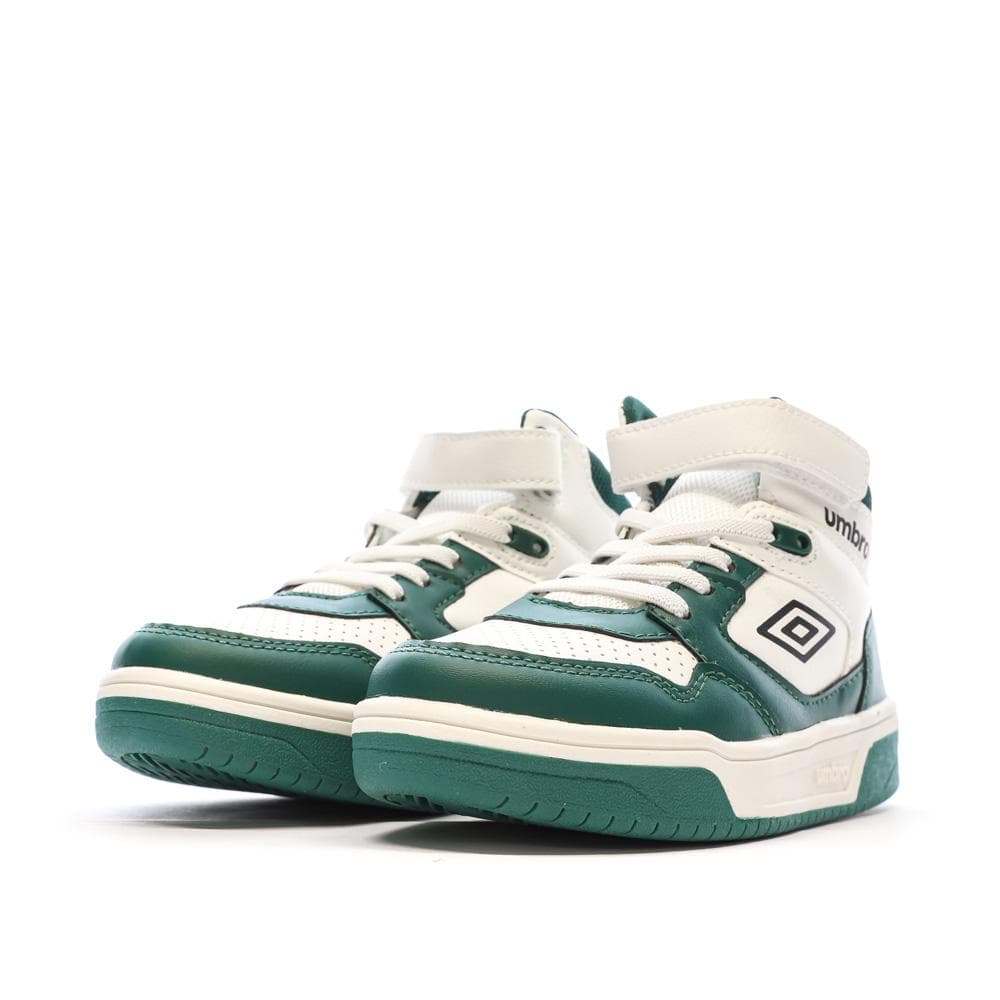 Baskets Vertes/Blanches Garçon Rouge Umbro Olly Vlc 6