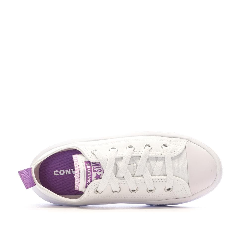 Baskets Blanches Fille Converse Chuck Taylor All Star 371528C 4