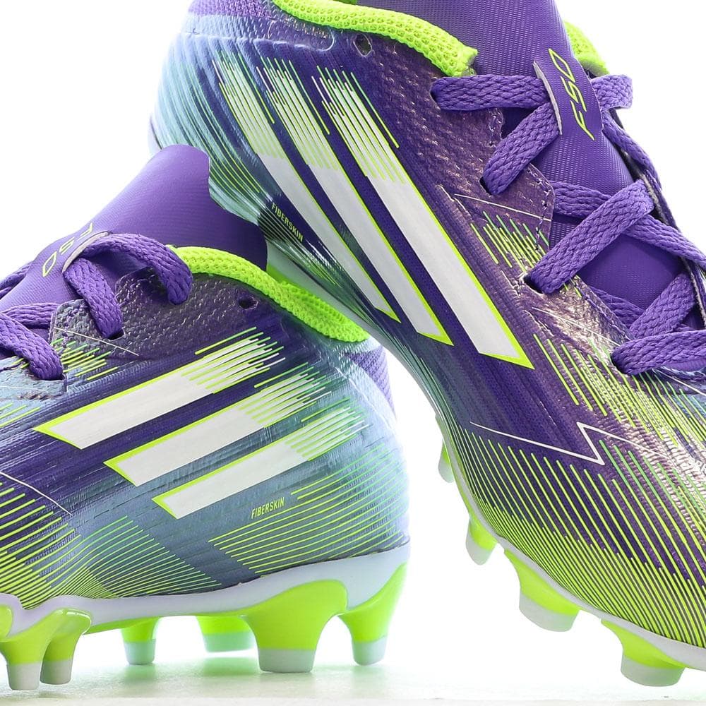 Baskets Violet/Verte Garçon Adidas F50 League 7