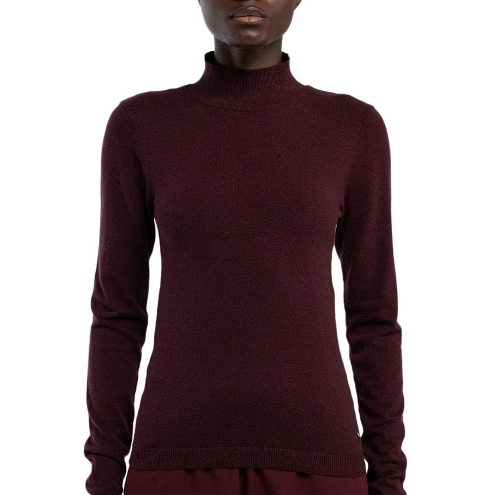 Pull Bordeaux Femme Teddy Smith Connie 1