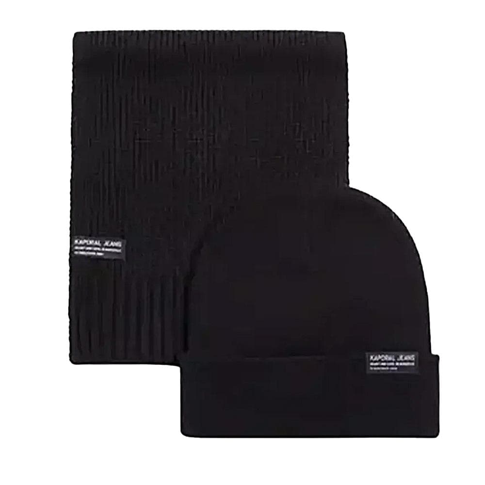 Coffret Bonnet + Écharppe Noir Homme Kaporal BERA 1