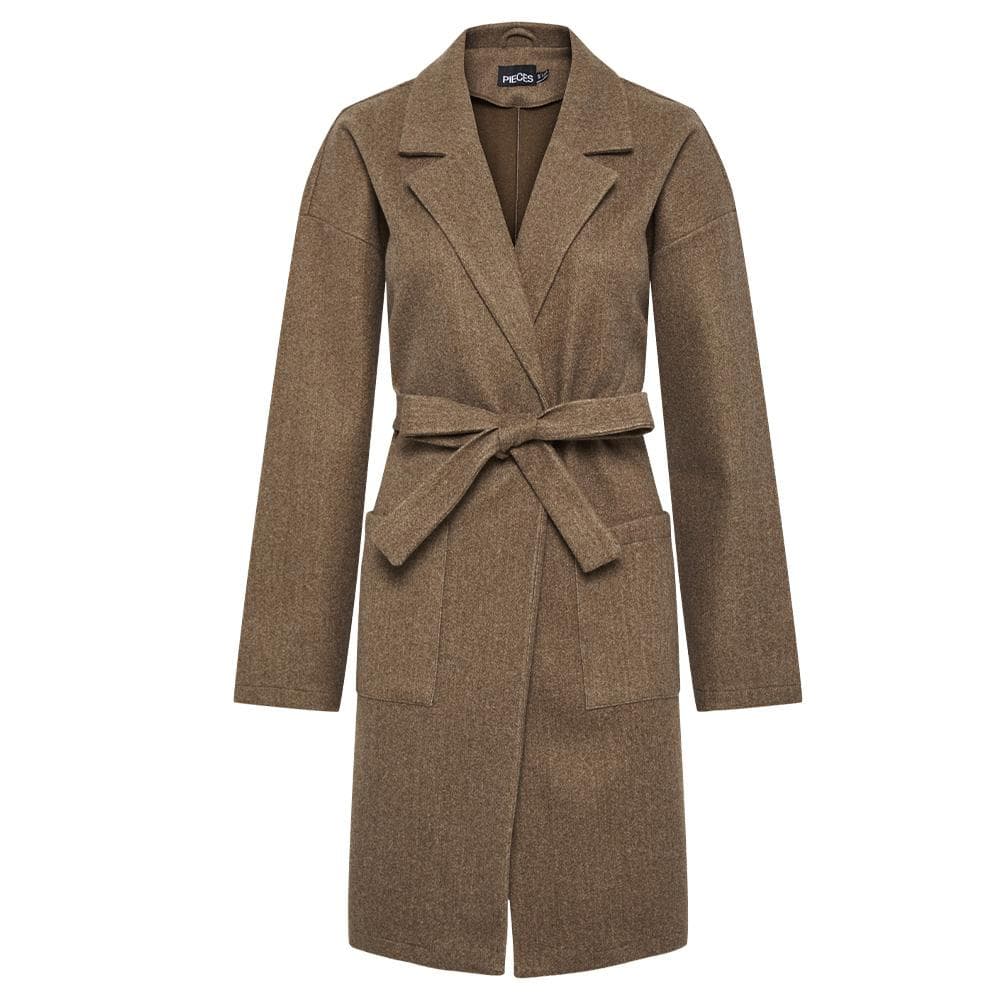 Manteau Marron Femme Pieces Jolene 1