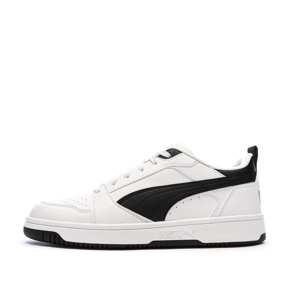 Baskets Blanc/Noir Femme Puma Rebound V6 Low 1
