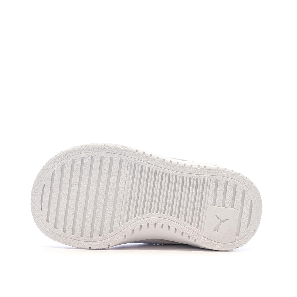 Baskets Blanches/Bleu Fille Puma Pro Sport 5