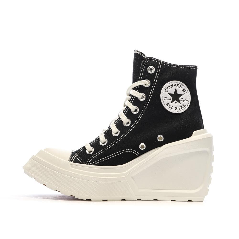 Baskets Noires Femme Converse Chuck 70 De Luxe Wedge A06478C 1