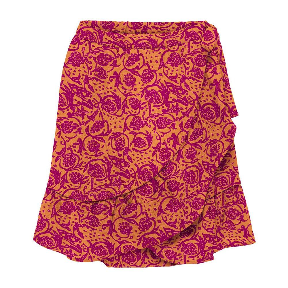 Jupe Orange Femme Only Onlnova Life Merle 1