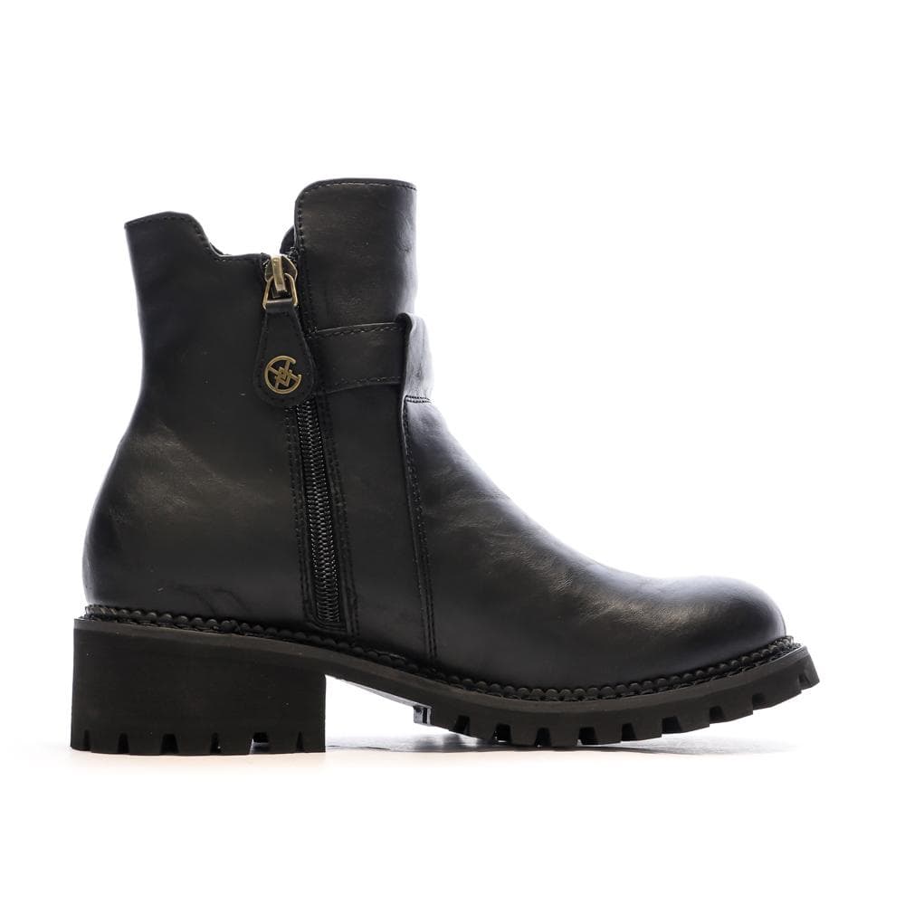 Bottines Noir Femme Chattawak TOYA 2