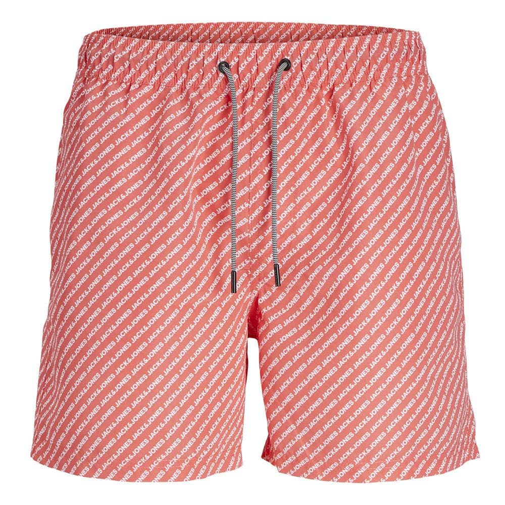 Short de Bain Rouge/Blanc Garçon Jack & Jones Fiji 1