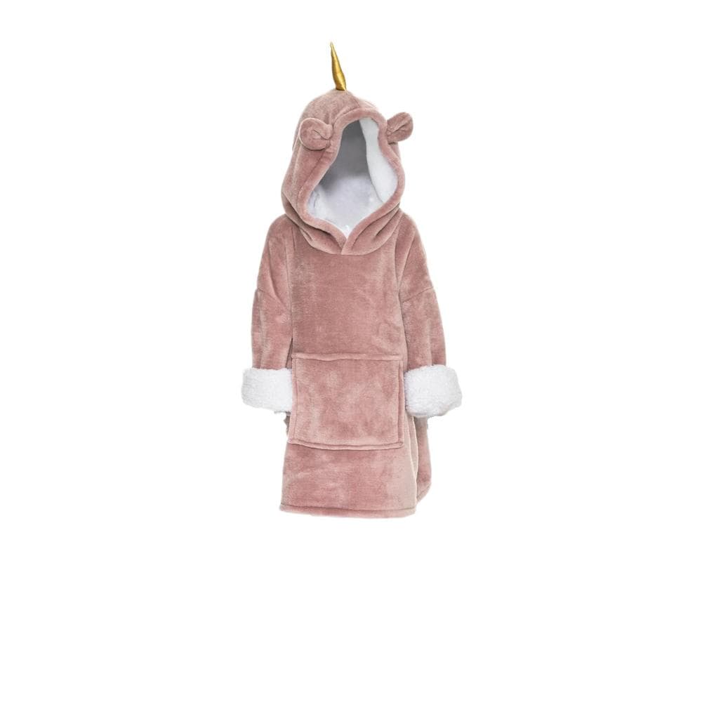 Sweat Plaid Rose Enfant Atmosphera Licorne 3-10 Ans 2