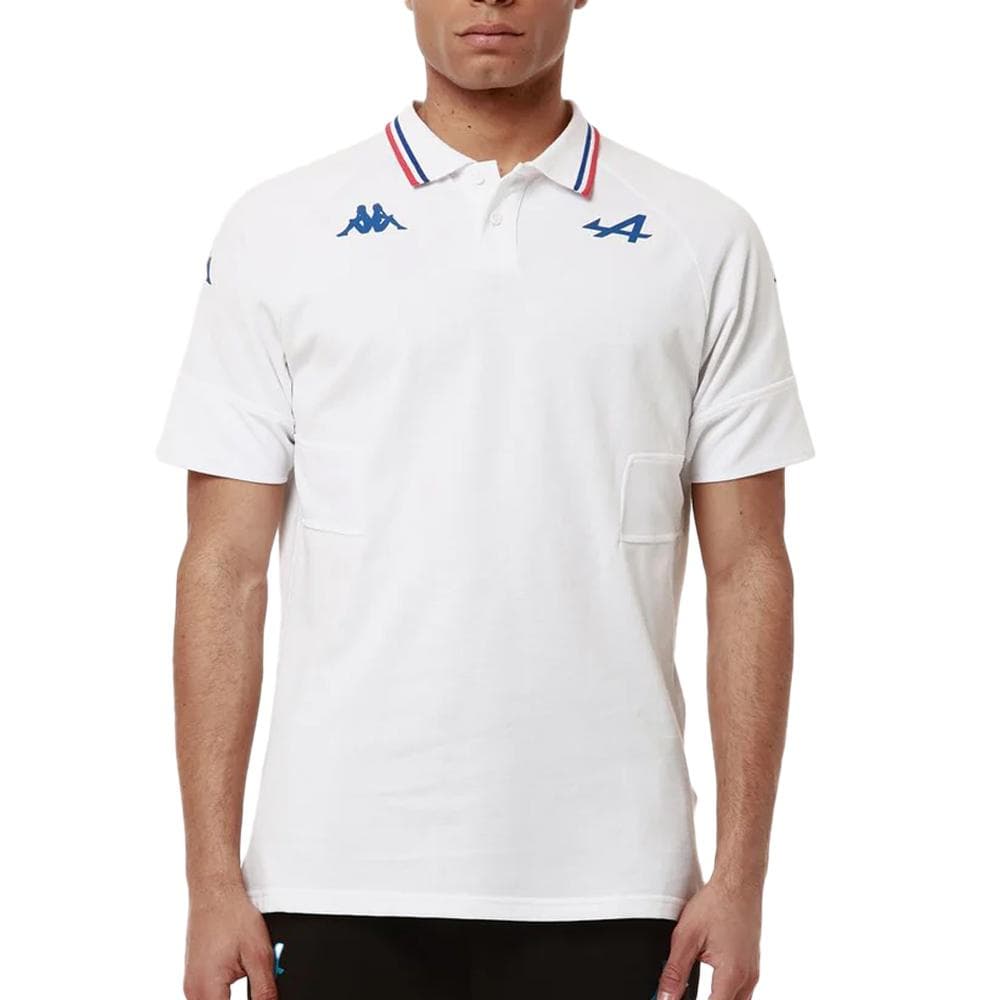 Polo Blanc Homme Kappa Andowi 1