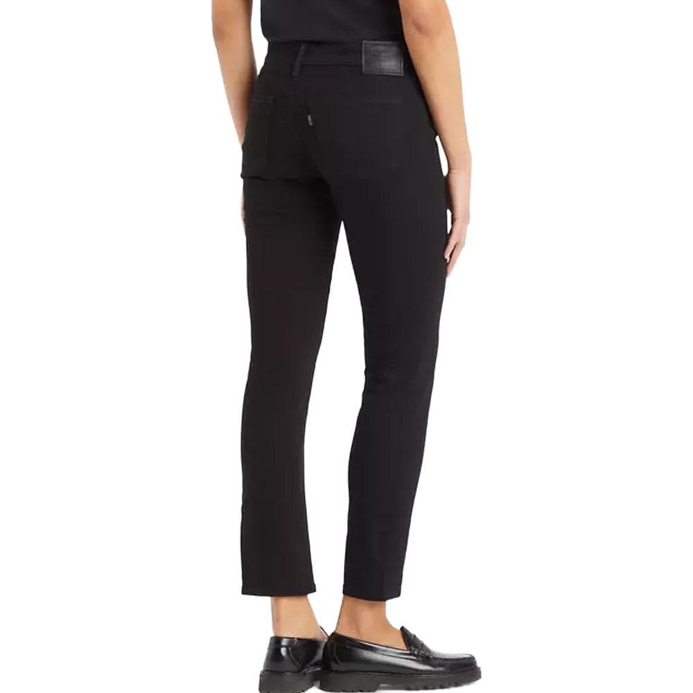 Jean 712 Slim Noir Femme Levi's Welt Pocket 1 2