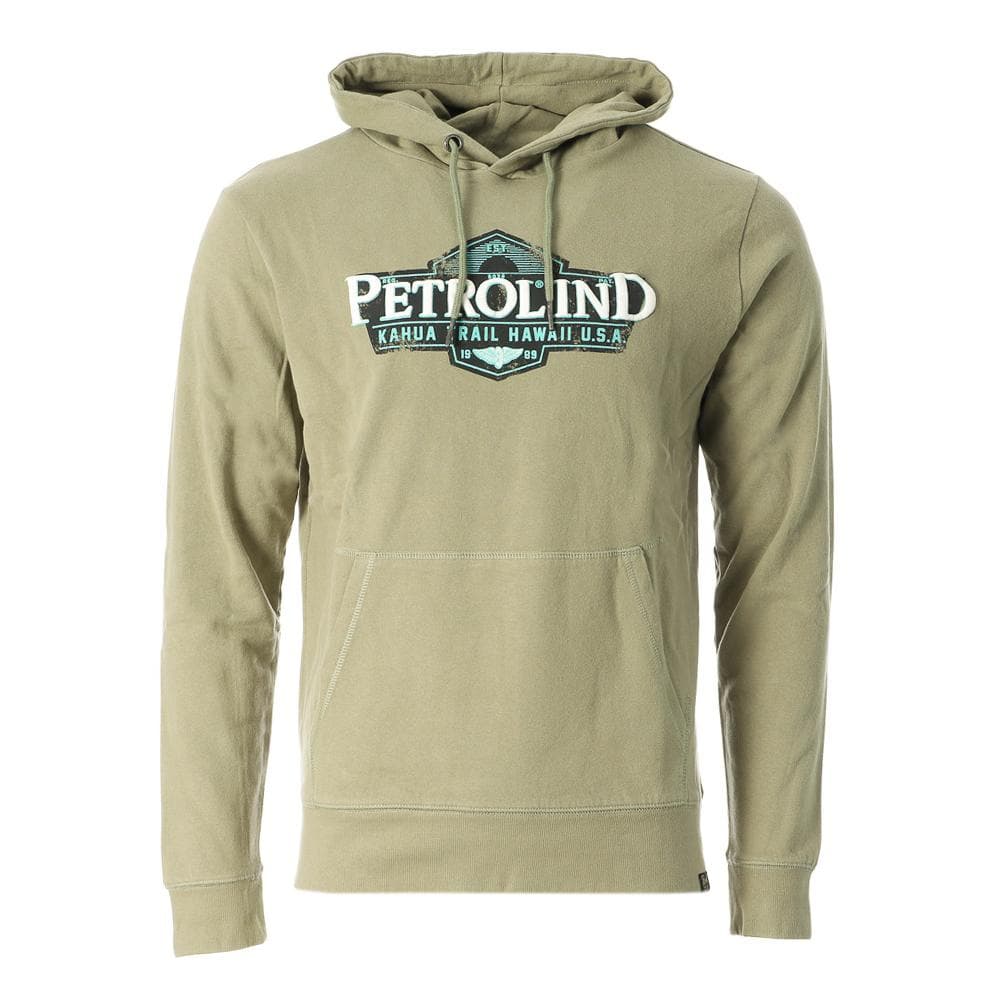 Sweat à Capuche Kaki Homme Petrol Industries Hooded 1040 1