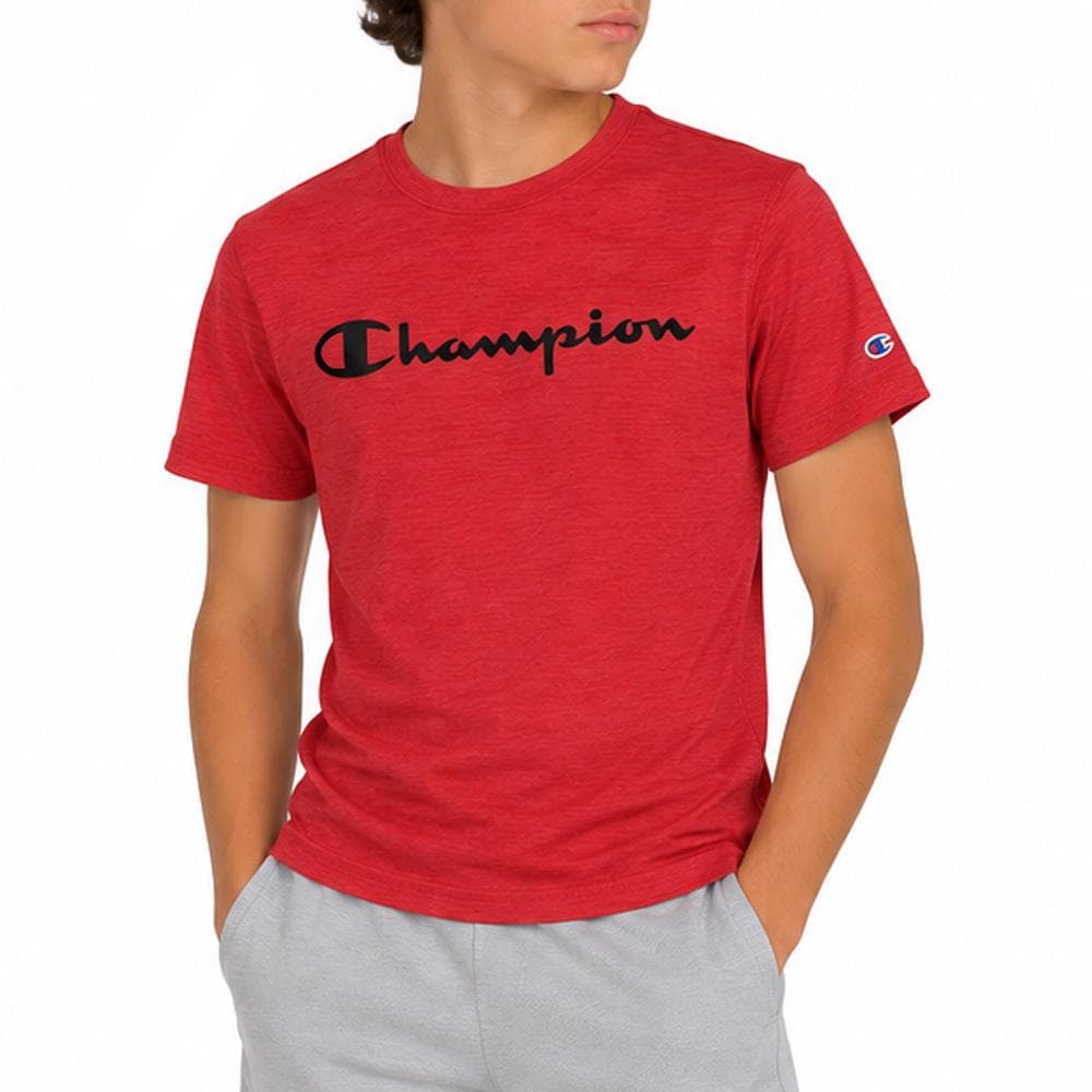 T-Shirt Rouge Garçon Champion Core 1