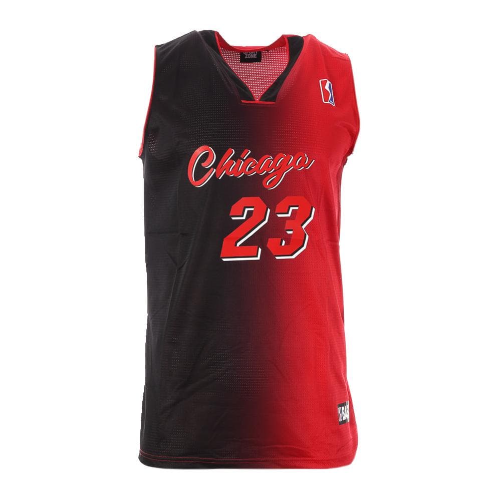 Chicago Maillot Rouge/Noir Homme Sport Zone Tank 23 1