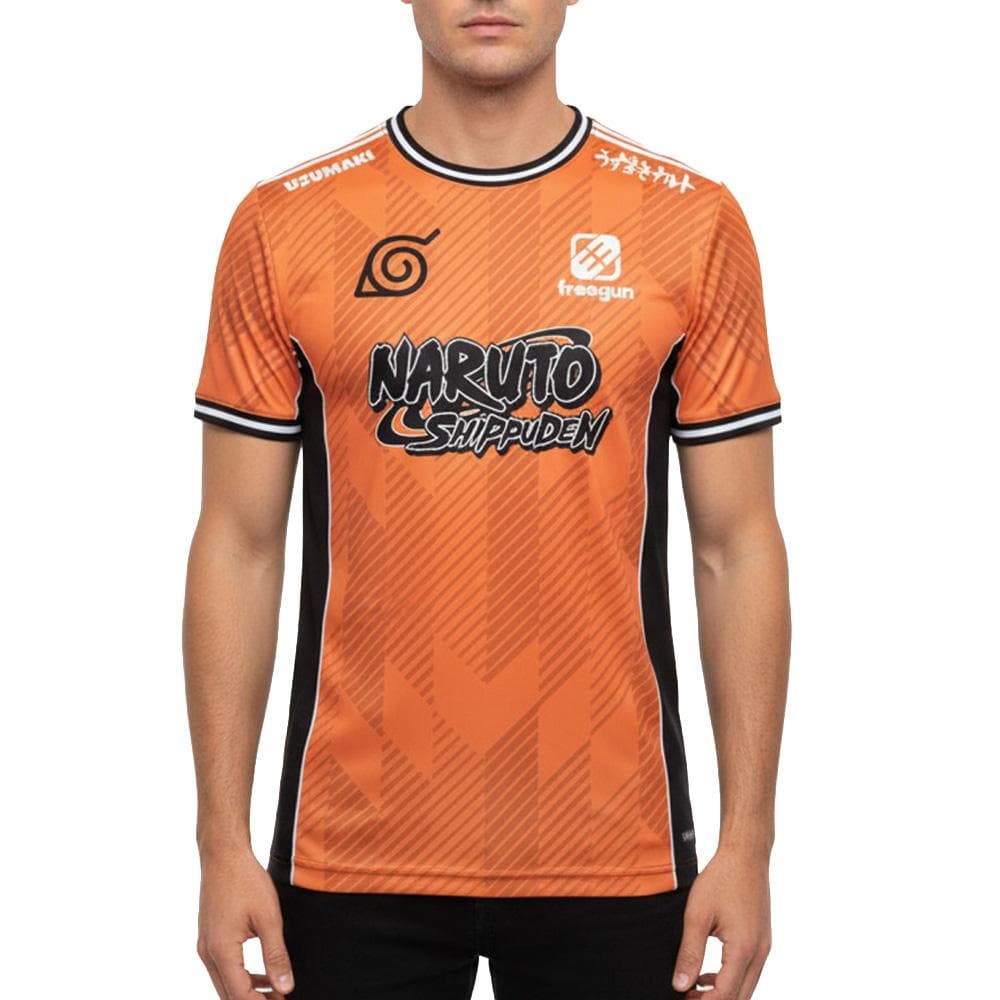 T-shirt Microfibre Orange homme Freegun Naruto Shippuden 1
