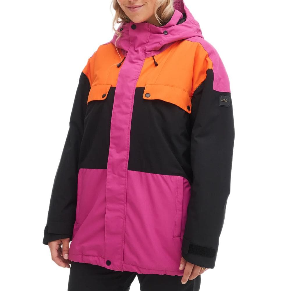 Manteau de ski O'Neill Noir/Rose Femme Tanzanite Jacket 1