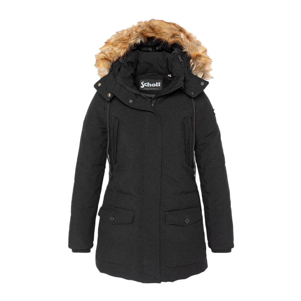 Parka Noir Femme Schott CAMILIA 1