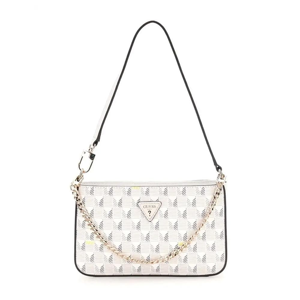 Sac à Bandoulière Beige Femme Guess Wave 1