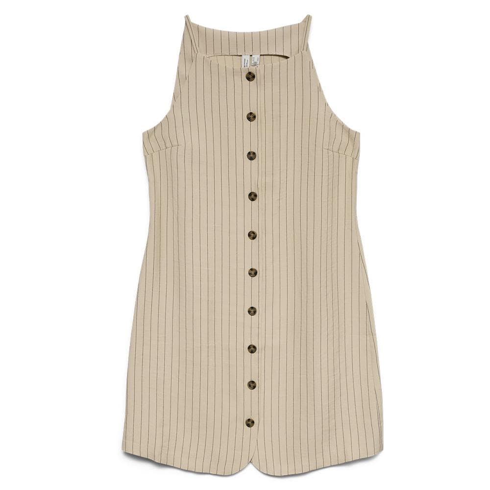 Robe Écru Femme Vero Moda Kiara 1