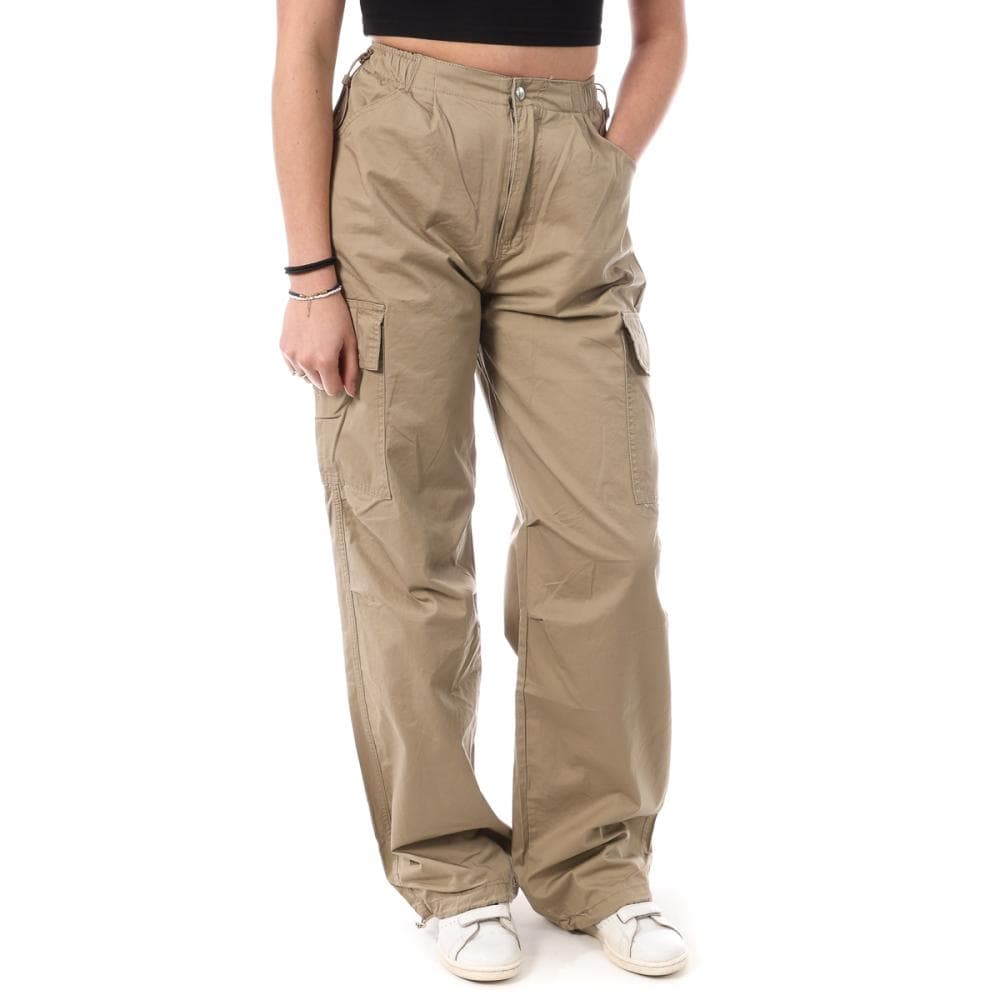 Pantalon Cargo Marroné Femme Monday Premium 3178 1