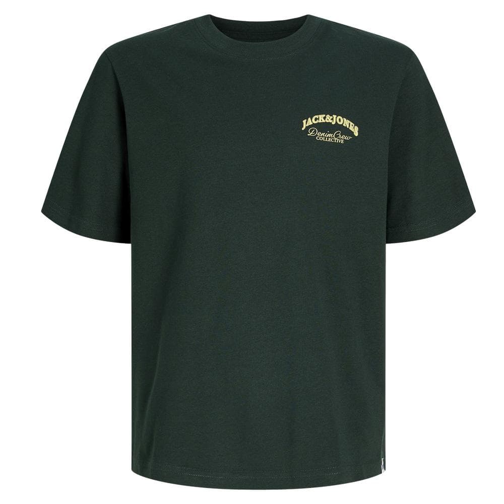 T-Shirt Vert Foncé Garçon Jack & Jones Brandes 1